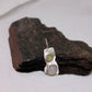 Green Apatite and Rainbow Moonstone Sterling Silver Pendant