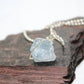 Celestite Raw Nugget Necklace Pendant Jewelry