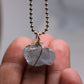 Celestite Raw Nugget Necklace Pendant Jewelry