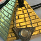 Light Celestite Geometric Sterling Silver Pendant