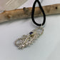 Iolite Sterling Silver Filigree Abstract Fused Necklace