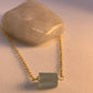 Delicate Minimalist Raw Celestite Necklace