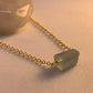 Delicate Minimalist Raw Celestite Necklace